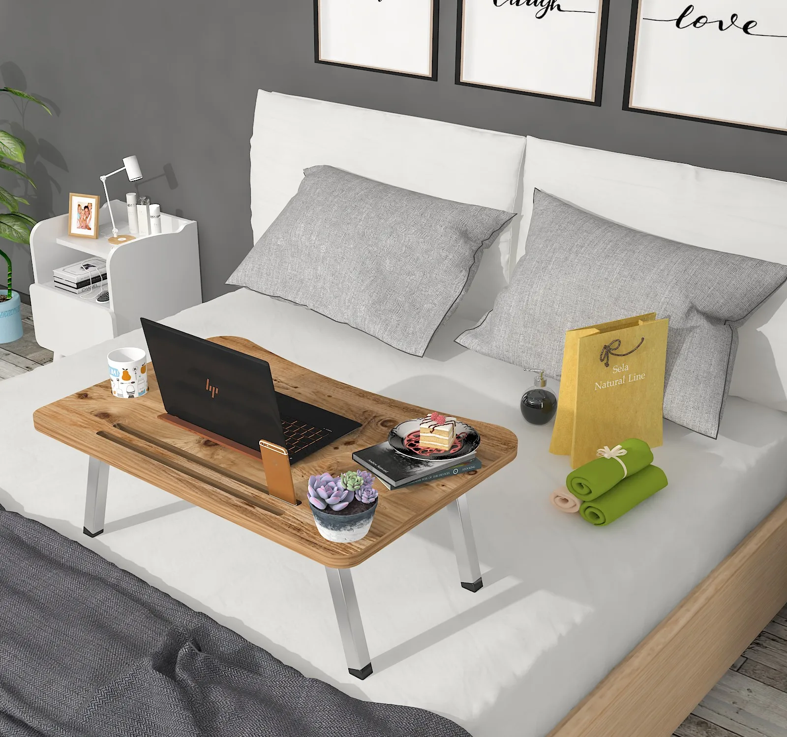 

Portable Laptop Table on Bed Seat
