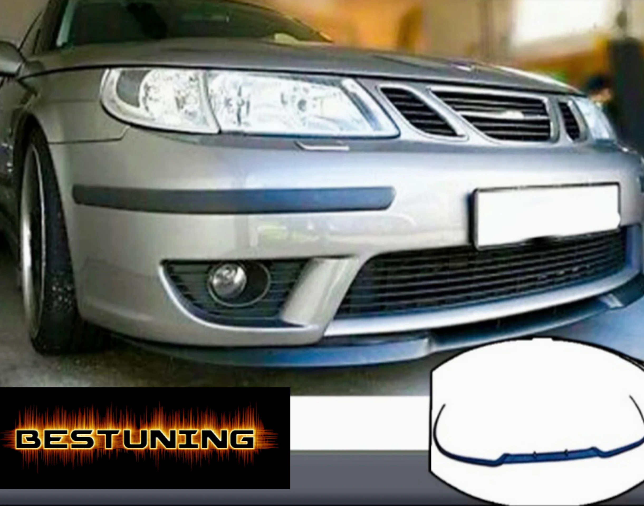 

3 шт., Универсальные Передние бамперы для Saab 93 CUPRA R