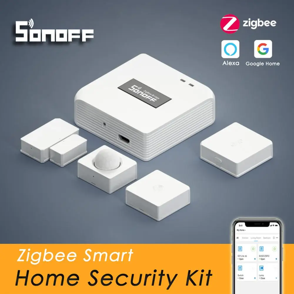 Sonoff Zigbee Bridge Hub Gateway Door Sensor / Temperature Humidity Zigbe Motion Smart Home Security On.