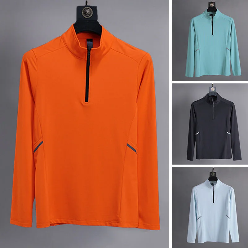 

Men Compression Fitness Shirt Quick Dry Workout Tight Tee Gym Exercises Outdoor Jerseys Mountaineering Autumn Training Shirts