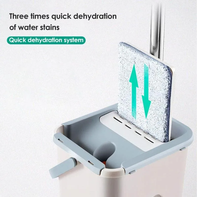 2020 Горячая Распродажа швабра с ведром отжимная Швабра без рук чистая глубокая в