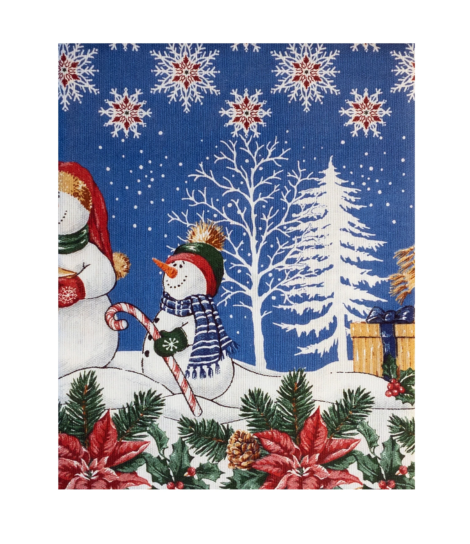 Скатерть столовая Новый Год Рождество 100% хлопок сервировка стола кухня для дома