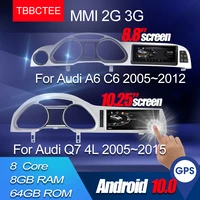 android 10 864gb carplay for audi a6 c6 q7 20052015 mmi 2g 3g car multimedia player gps navigation head unit wifi phone call