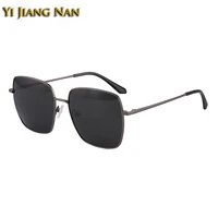 men driving fishing irregular big square prescription sunglasses polarized glasses frame sun protection uv400 eyewear spectacle