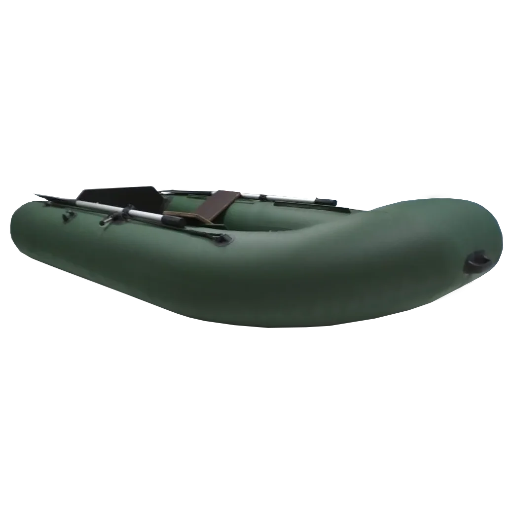 Надувная лодка из ПВХ с транцом под мотором двойная для рыбалки болота | Спорт и