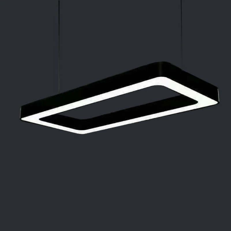 LukLoy Modern Ceiling Pendant Light Square Lamp Hang for Office Reception Lobby Foyer Canopy Hub | Освещение