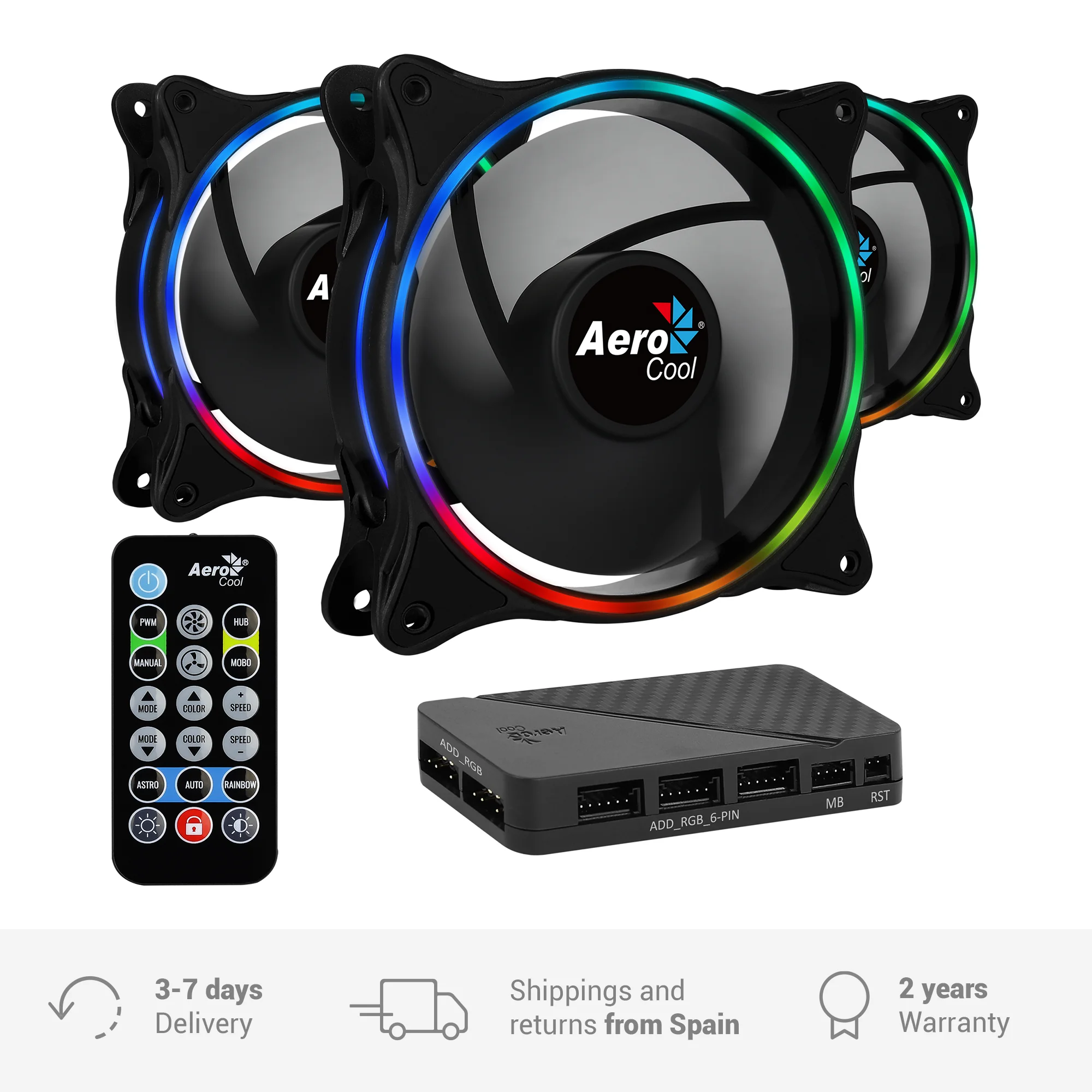 Вентиляторы для ПК 3 шт. с защитой от вибрации | Компьютеры и офис