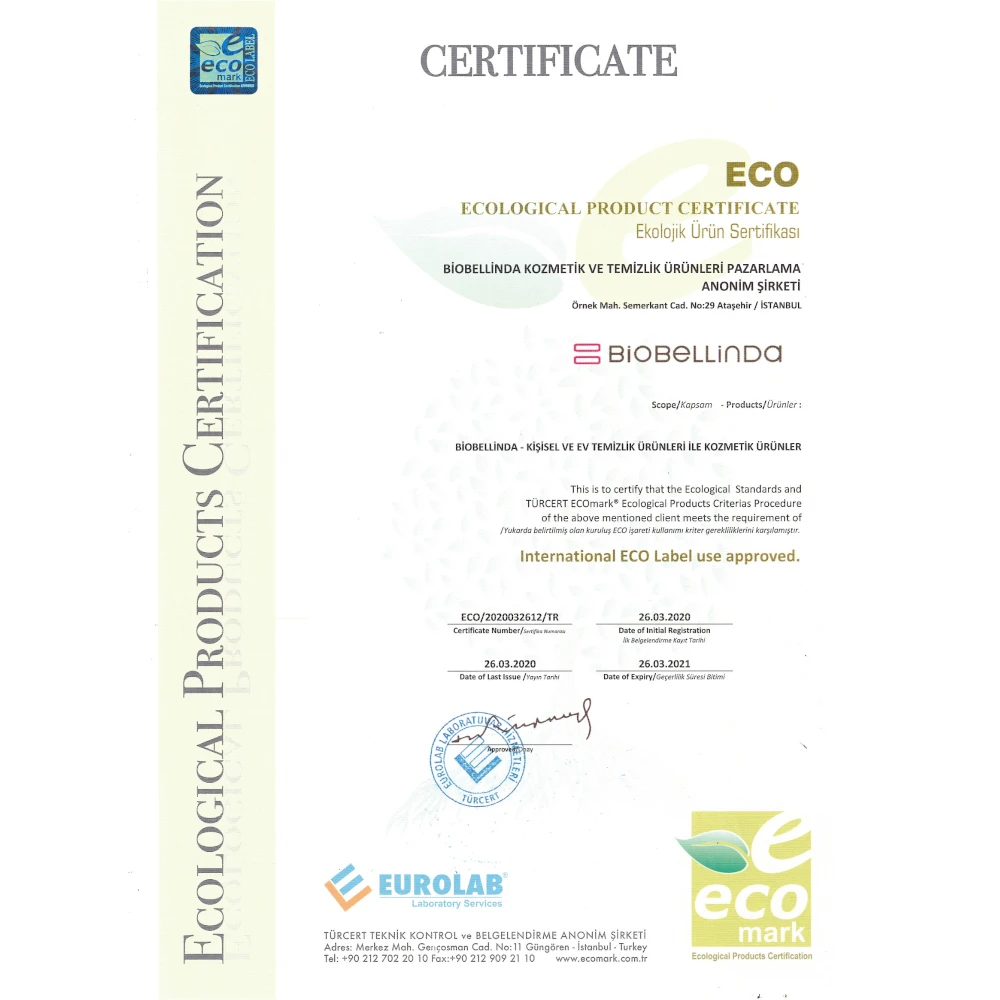 

BioBellinda %100 Ecological and Vegan Auto Shampoo 1000ml