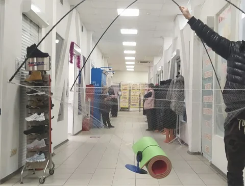 Подъёмник рыболовный, Паук для рыбалки,  ловя корюшки, окуня, леща.