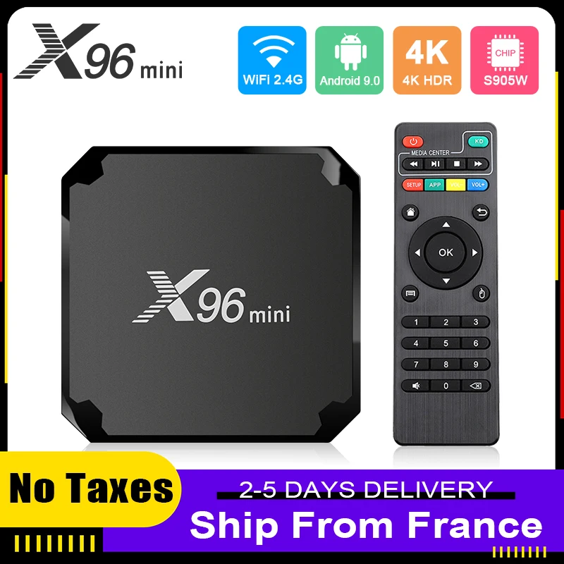 

ТВ-приставка X96 MINI Smart TV Box Android 9.0 Amlogic S905W 2,4G WIFI H.265 HDR 4K медиаплеер x96 MINI Set Top Box 2 ГБ 16 ГБ 1 ГБ 8 ГБ