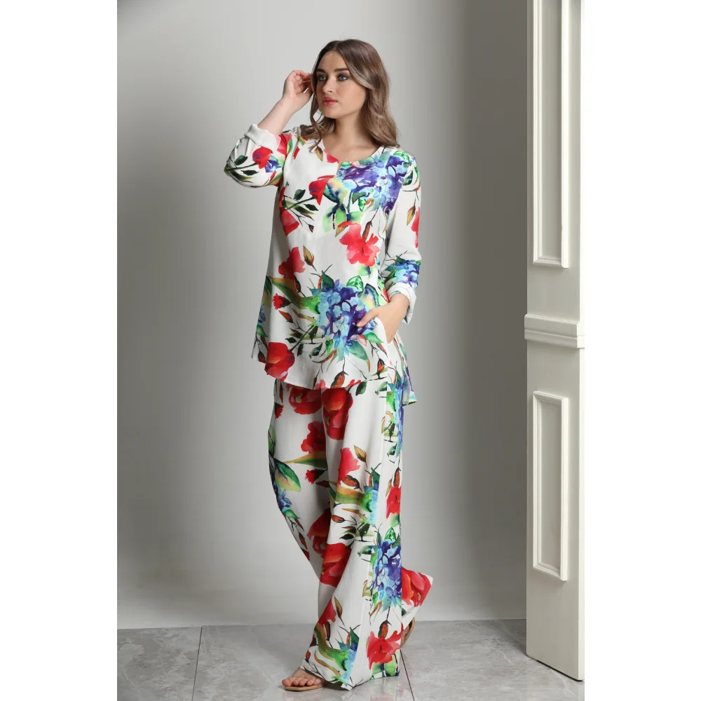 

Daffic Two-Piece Suits with Print