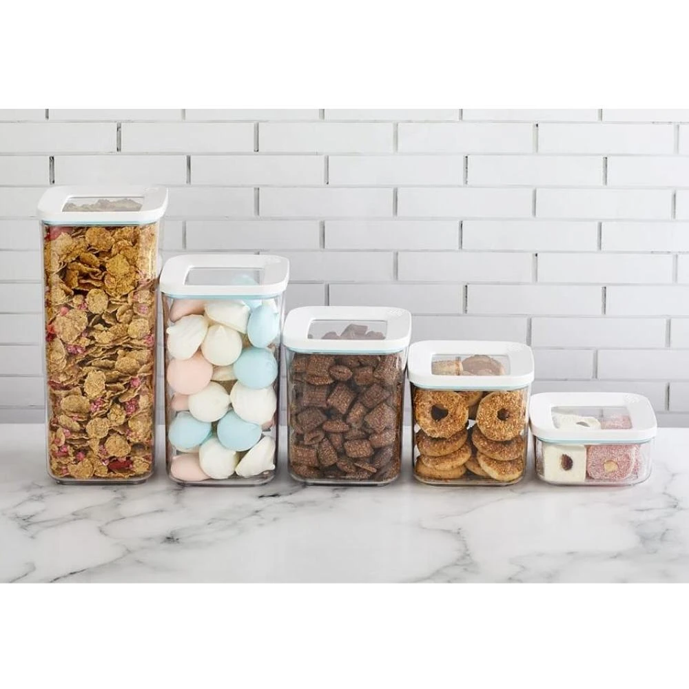 12 pcs kitchen food storage box container set organizer square vacuum lid airtight jars pantry noodle legume cereals rice pasta free global shipping