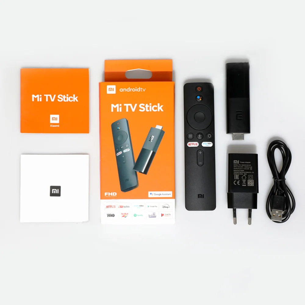 Приставка для ТВ глобальная версия Mi TV STICK 1080p 4х ядерный процессор пульт с