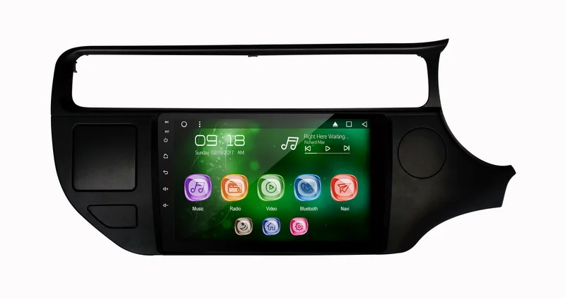 

Allways 9" IPS Screen Android 8.1 Quad-core Ram 1GB Rom 16GB Car Multimedia for Kia Rio/New K3 (RHD) 2015- with 2.5D Touch