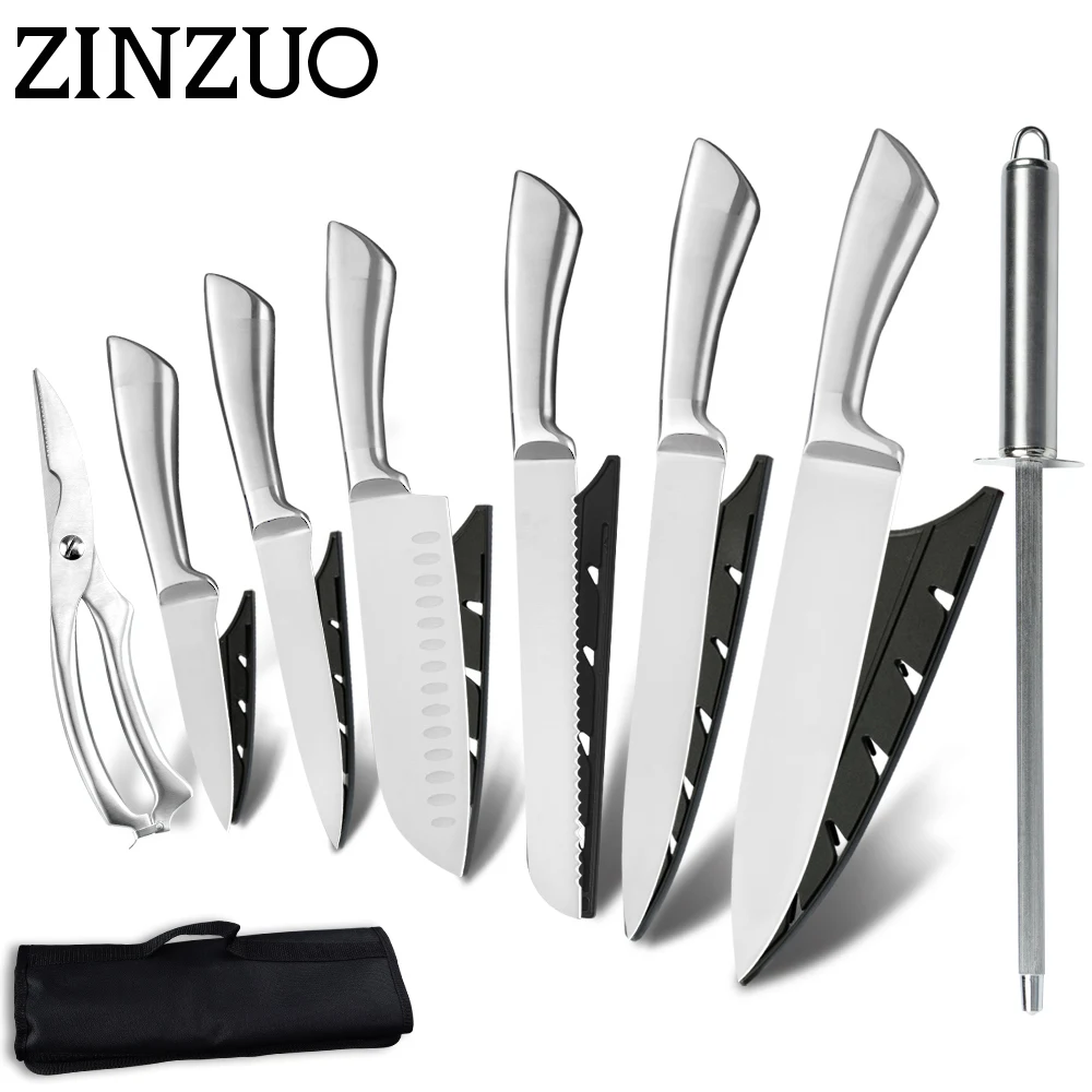 Новый набор кухонных ножей из нержавеющей стали 7cr17 фруктовый нож Santoku Chef для