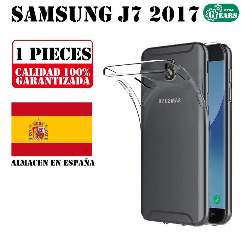 Samsung J7 2017 J730 ультра тонкий прозрачный силиконовый чехол TPU гелевый Чехол защита от