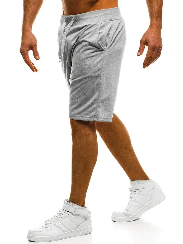 Простые мужские шорты хлопковые повседневные | Мужская одежда