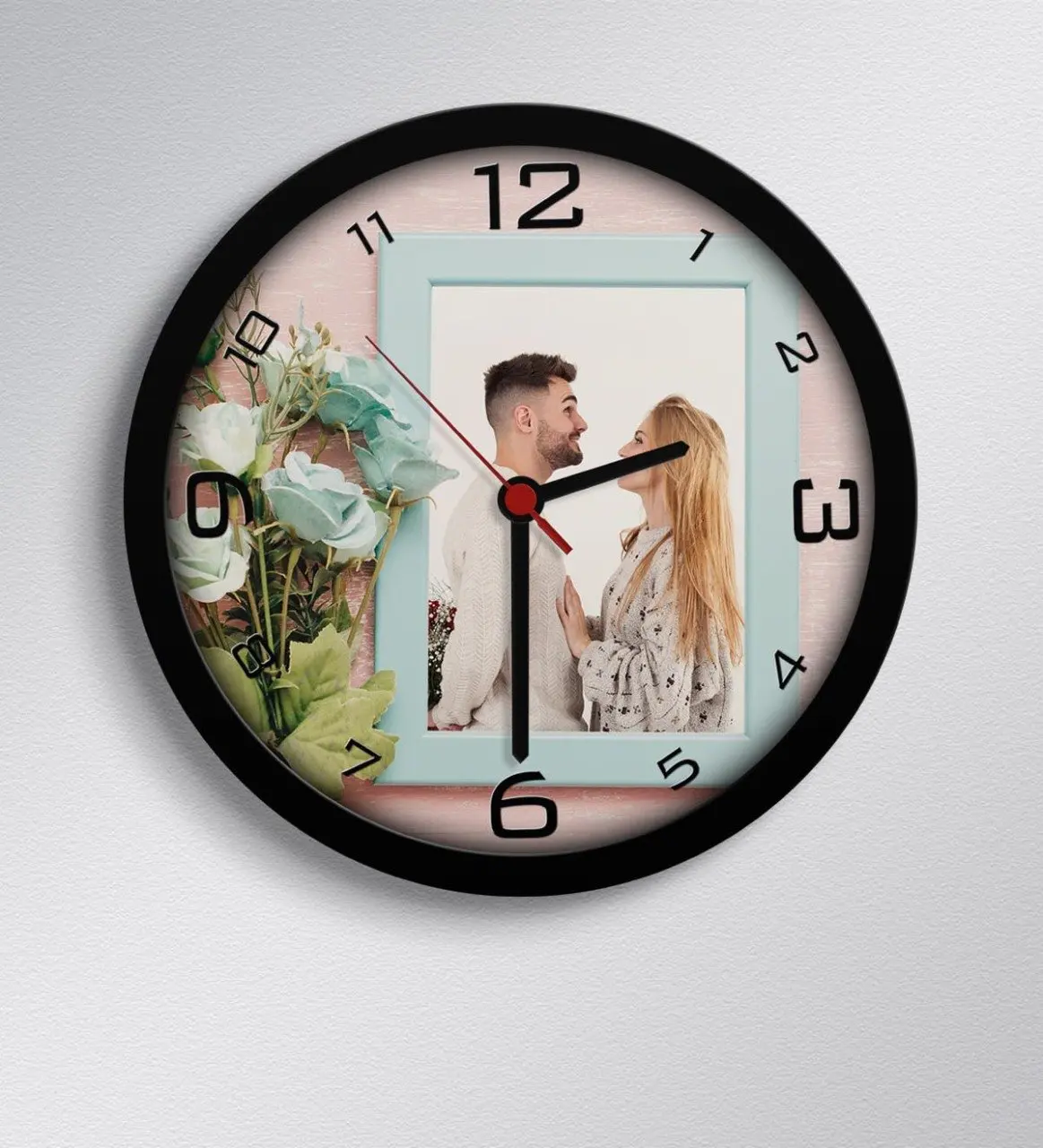 

Sweetheart Custom Photo Wooden Wall Clock-2