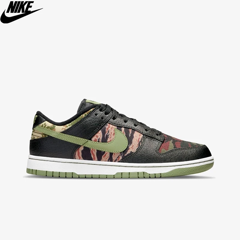 Оригинальные мужские спортивные туфли Nike Dunk Low SE Crazy Camo кроссовки | Спорт и