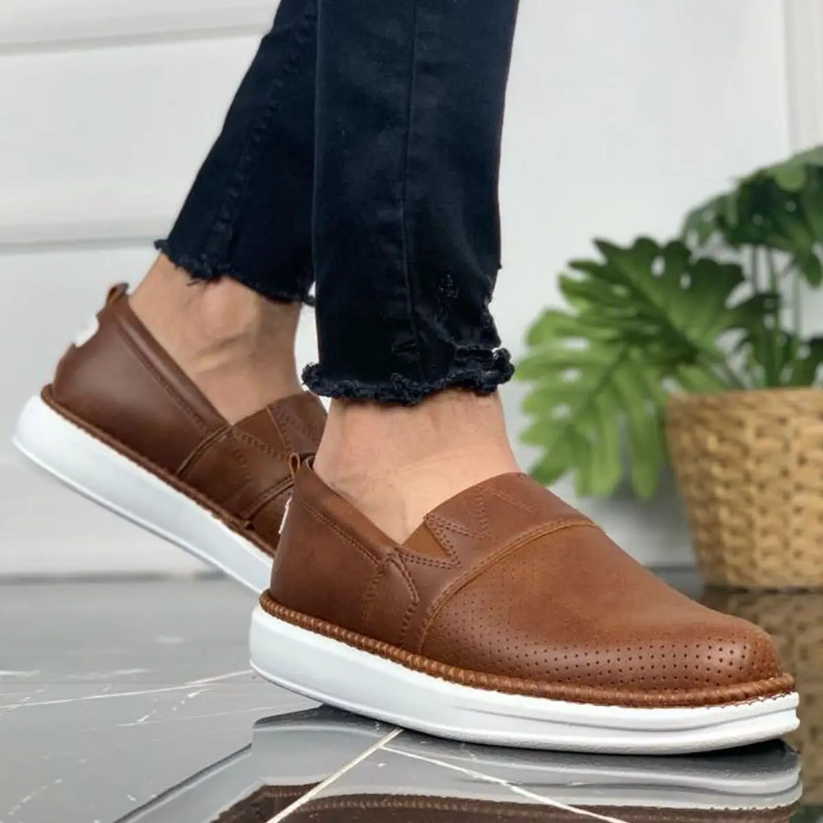 

Sneakers 2021 New Non Leather Casual Shoe Male White Cotton Adult Soft Light Walk Sneaker Chaussuare Tennis Basket Van 6 Color