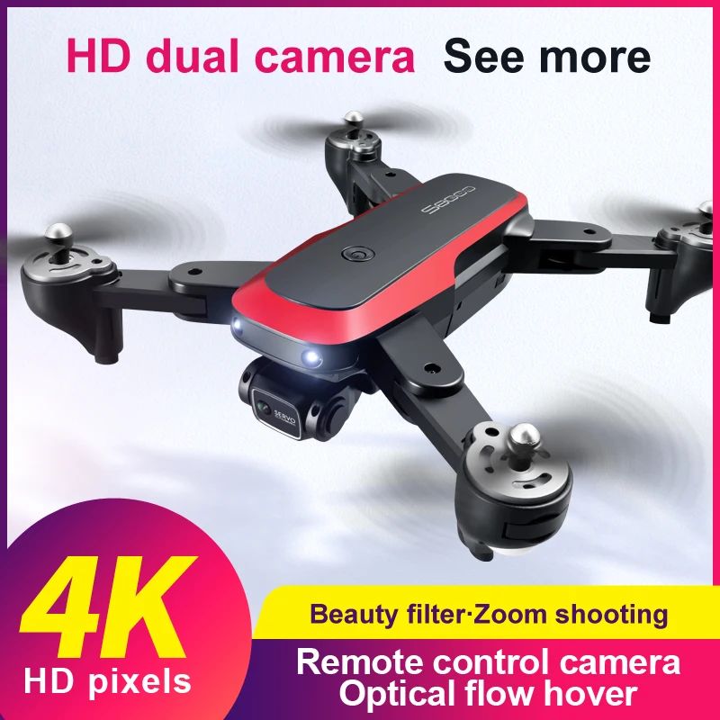 

RC Big Drone 4K Dual Camera 360° Rollover Trajectory Flight WIFI FPV Aerial Photography Helicopter Foldable Quadcopter Dron Toys