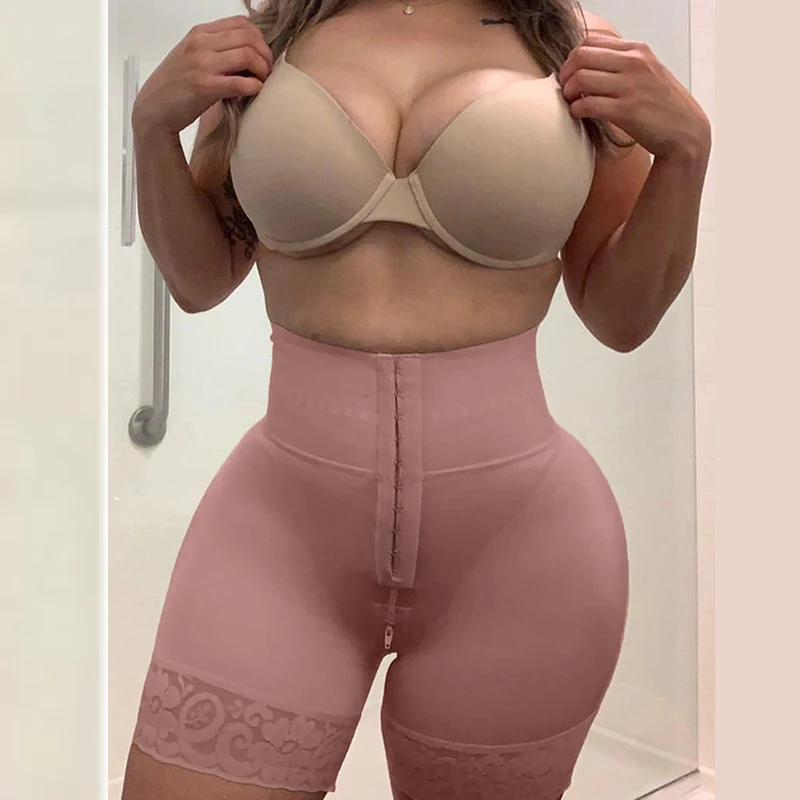 Bbl Shorts Colombia Shaperwear Woman Butt Lifter Skims Underwear Tummy Control High Waist Body Shaper Slimming Faja Post Surgery