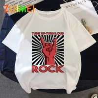 women grunge rock graphic harajuk print t shirt tops 2020 summer fashion short sleeved t shirt girldrop ship