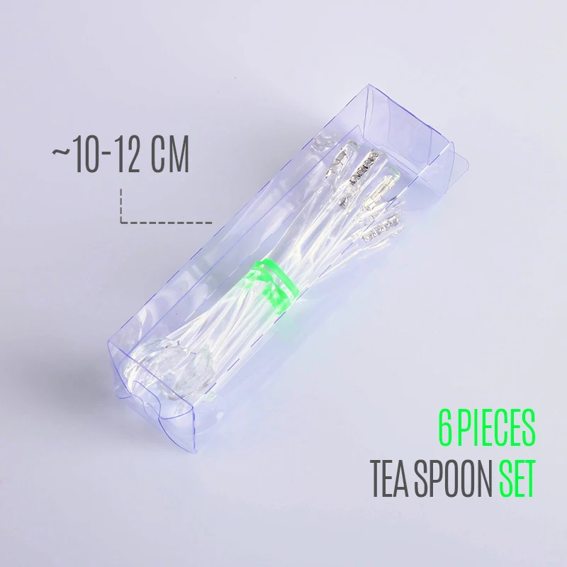Набор чайных ложек из 6 предметов креативные кофейные ложки столовые приборы