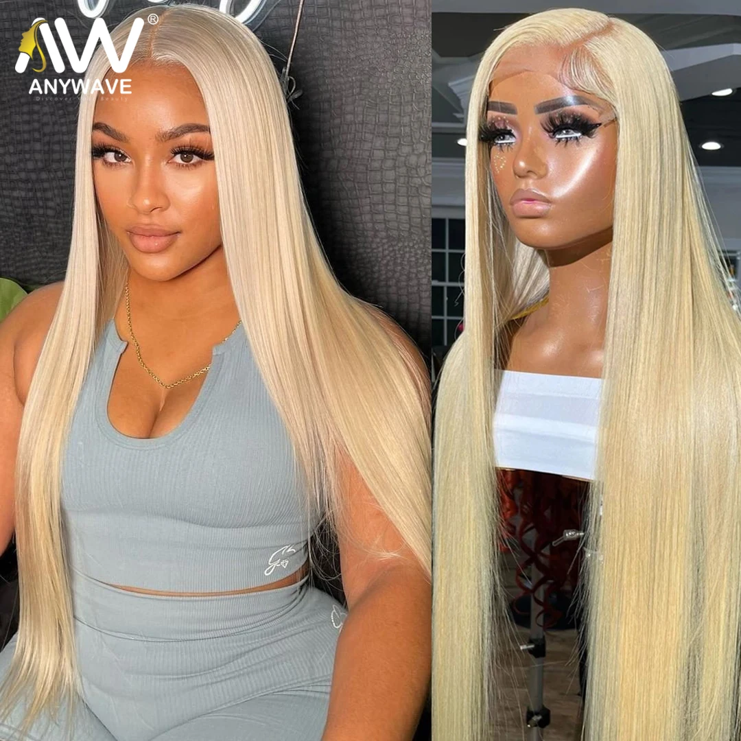 613 Blonde Straight Lace Front Human Hair Wig Long 30 32 Inch 13x4 13x6 Honey Transparent Wigs For Black Women Brazilian Remy