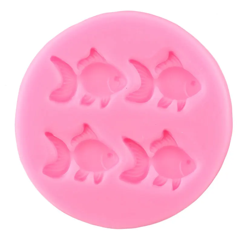 Fish Pond Koi силиконовые формы для приготовления конфет глина шоколадное печенье