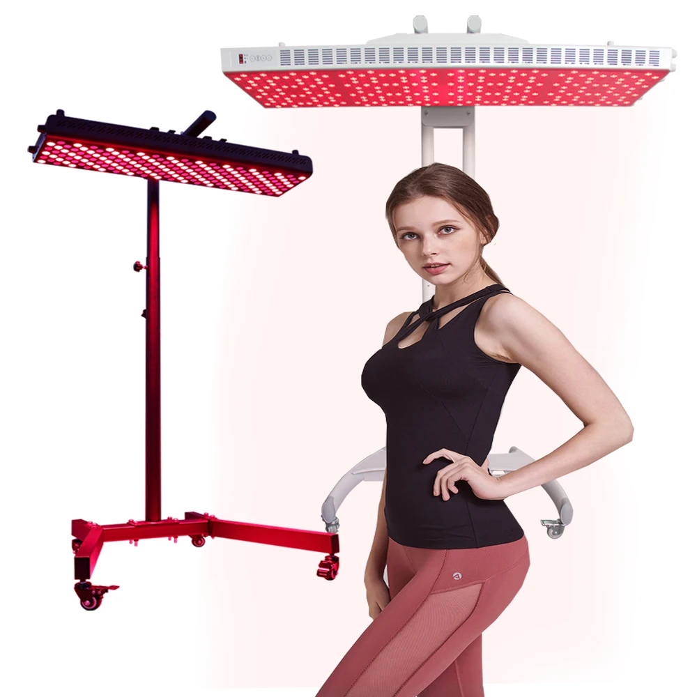 ADVASUN High Irradiance Near Infrared 660nm 850nm Light Therapy Panel With Stand Device Body Treatments Bed Beauty Sport Recover