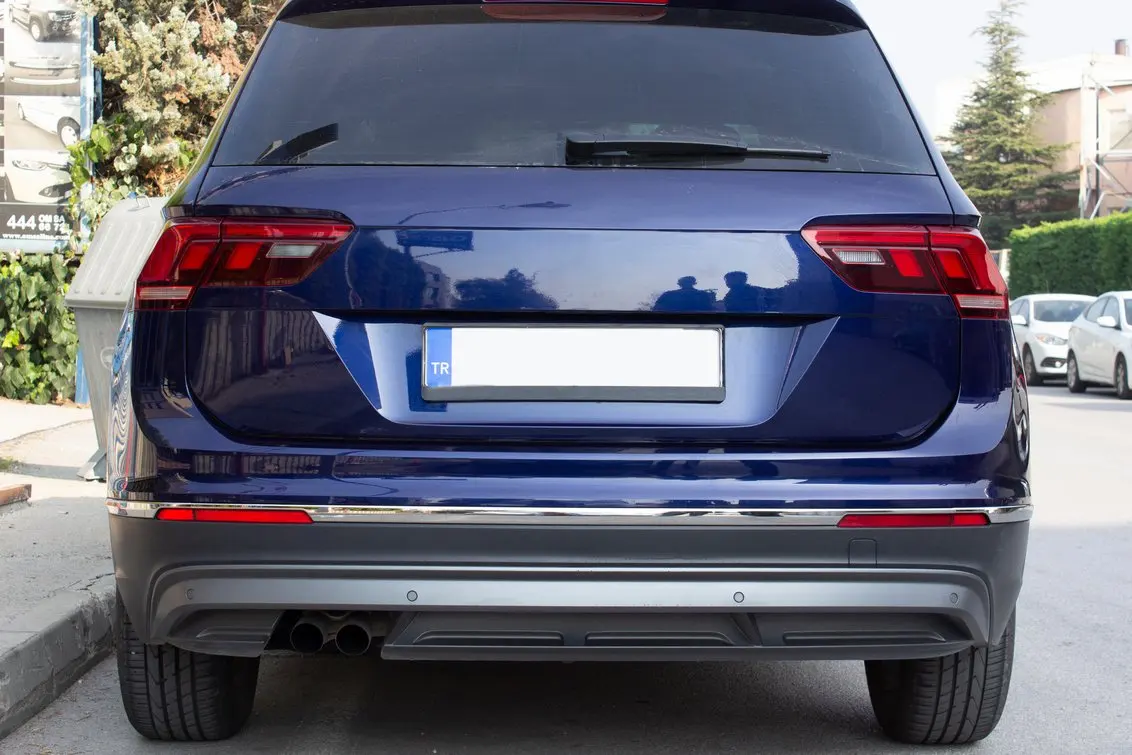 

For Volkswagen Tiguan SUV 2 2016 - 2020 Chrome Rear Bumper Streamer Stainless Steel