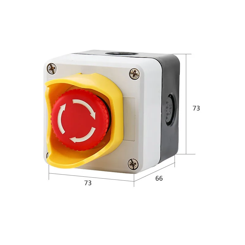 Водонепроницаемый кнопочный переключатель 22 мм IP65 3P трехфазный стартер