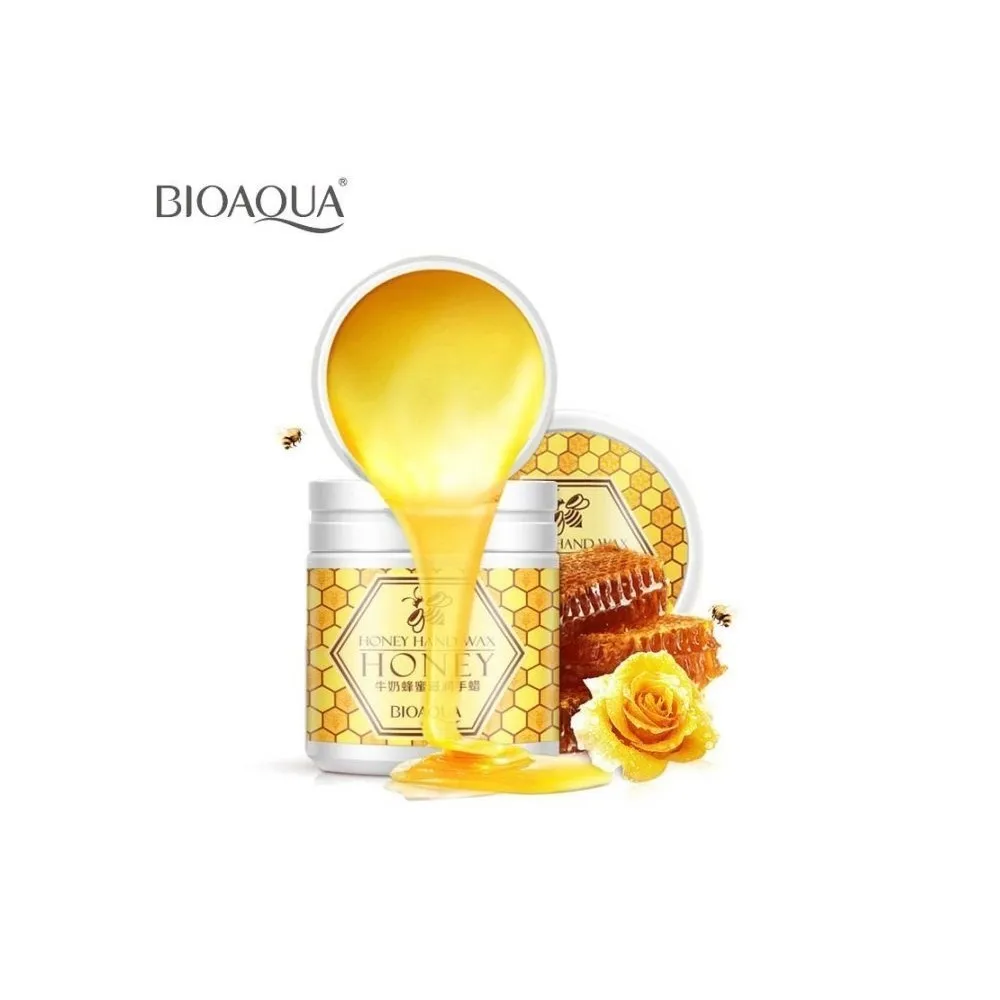 Парафиновая маска-пленка для рук Honey Hand Wax Mask 170 гр. BIOAQUA |
