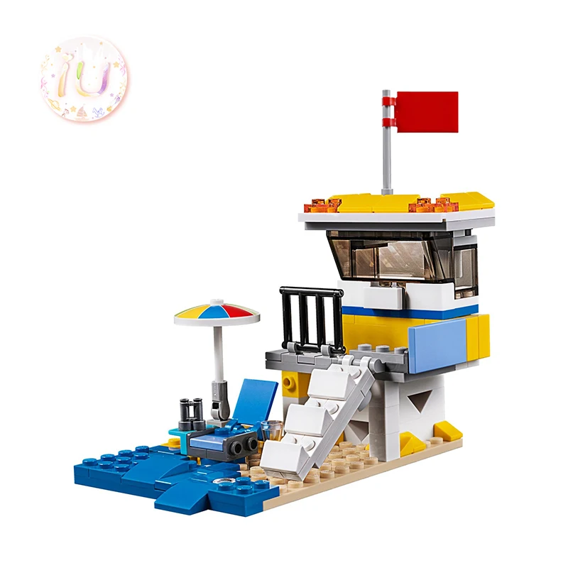 Legoings3-in-1 Sunshine Surfer Van set Model Building Blocks Compatible 31079 Birthday Gifts Toys For Children 391Pcs BELA 11047 | Игрушки и