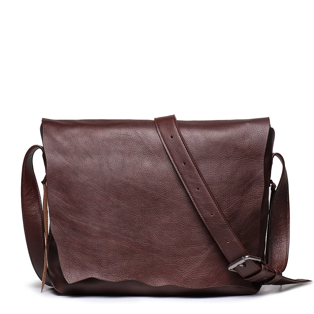 

Genuine Leather Shoulder Messenger Bag For Men Cross Body Small Briefcase Large Male Office Document Hand Bags Vintage Cowhide