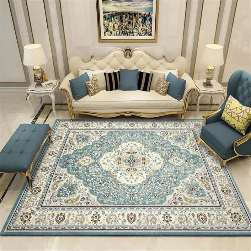 

Carpets Persian Vintage Carpet for Living Room Bedroom Mat Non-Slip Area Rugs Absorbent Boho Morocco Ethnic Retro Carpet 160x230