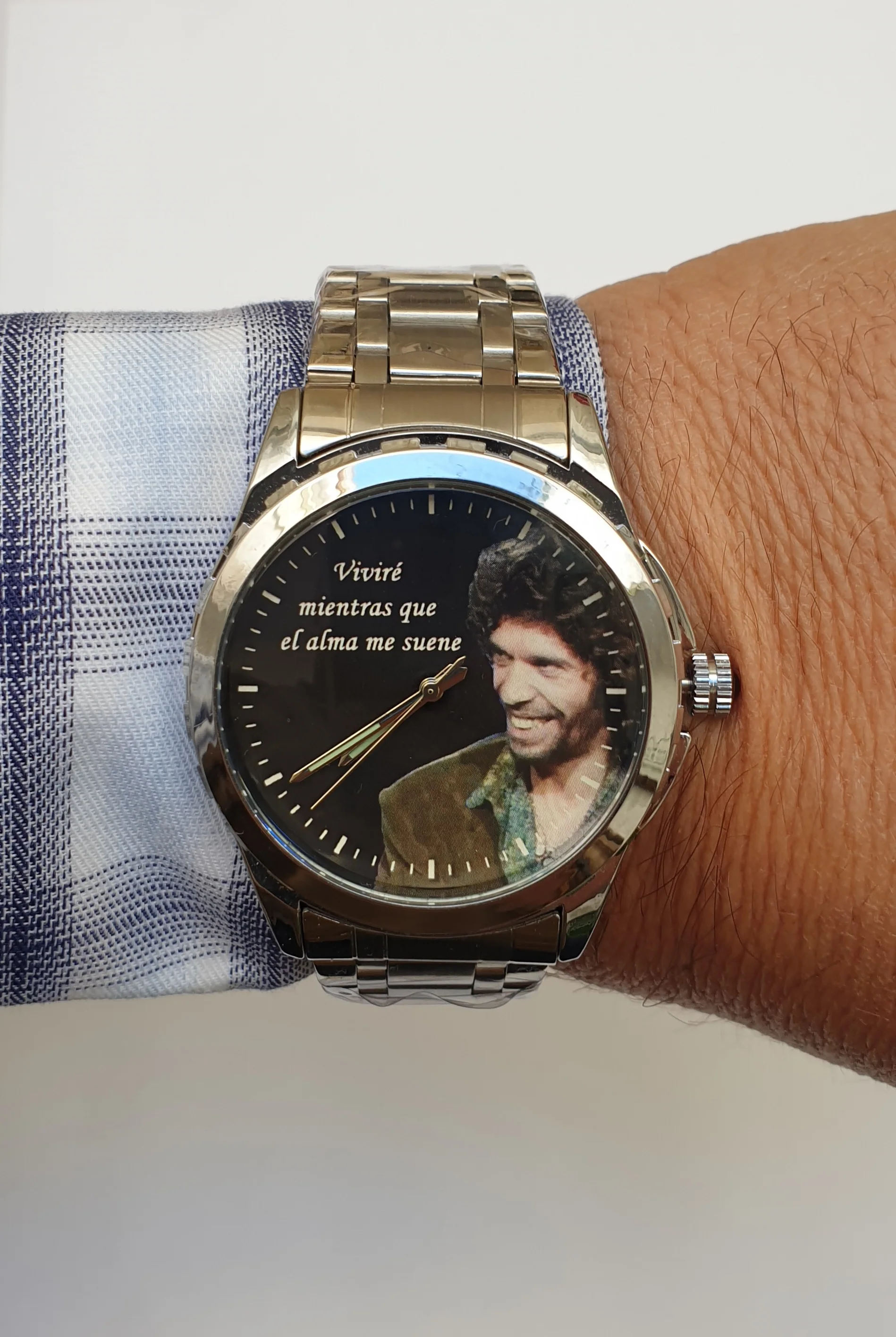 Островные креветки смотрите на ремешок с помощью лазера со звездами Луной и