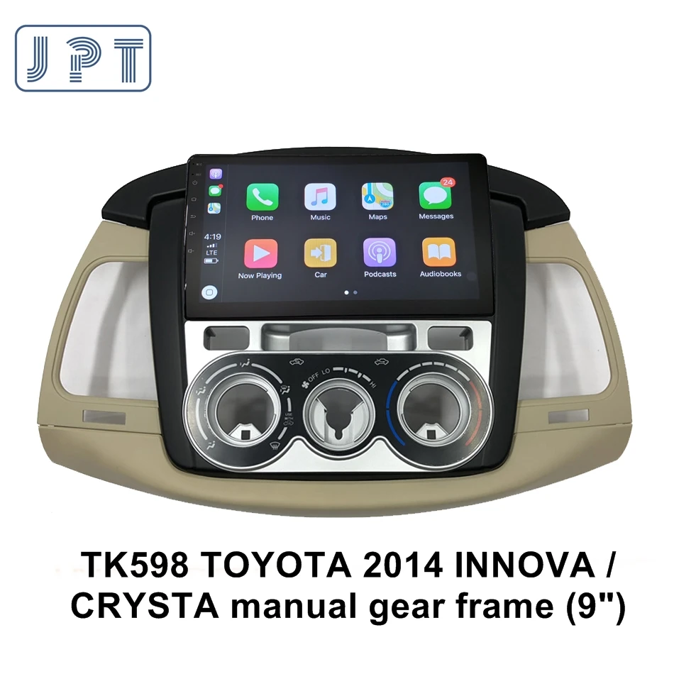 Multimedia player - JPT for TOYOTA 2014 Innova Crysta Manual Gear QLED PX6 DSP8 RDS GPS Navigation 4G 64G AUX Carplay | Автомобили и