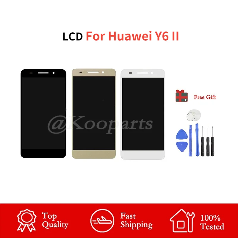 

100% протестированный ЖК-дисплей для Huawei Y6-2 Y6 2, дисплей Y6 II Y6 II