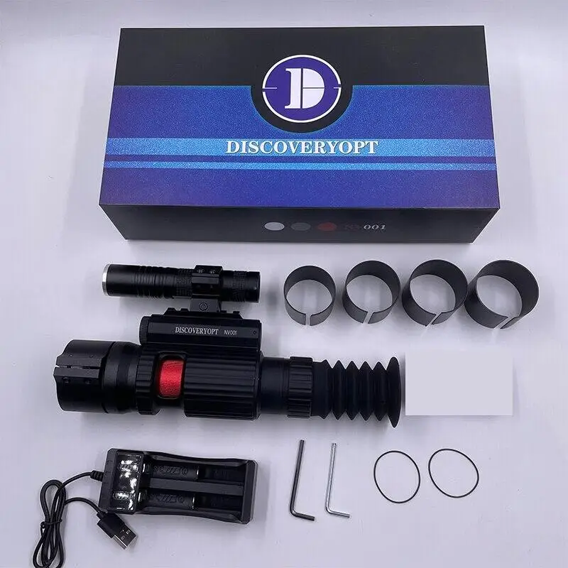 Тепловизор ночного видения Discovery NV001 для охоты оптический прицел 1080p HD цифровой