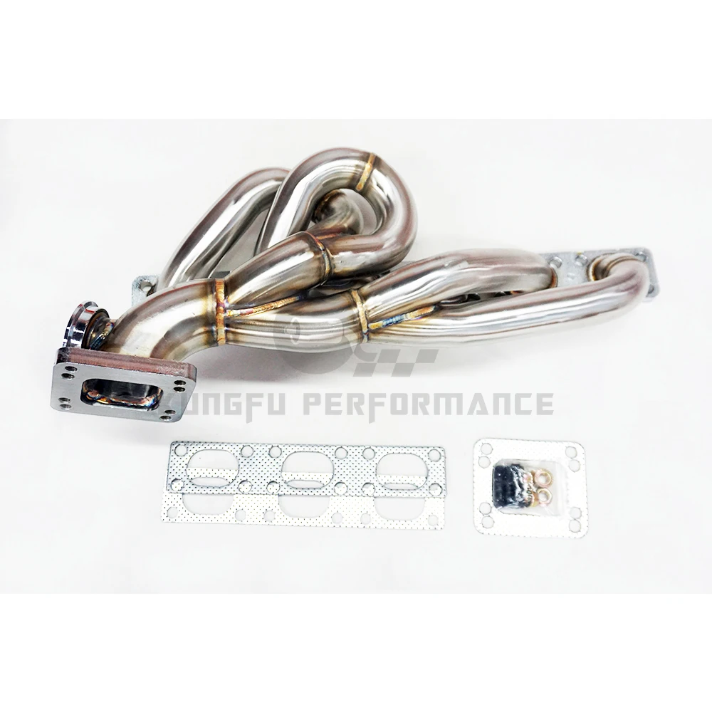 KUNGFU PERFORMANCE SS304 Верхнее Крепление равной длине T3 T4 Turbo выпускной коллектор M50 для B M W
