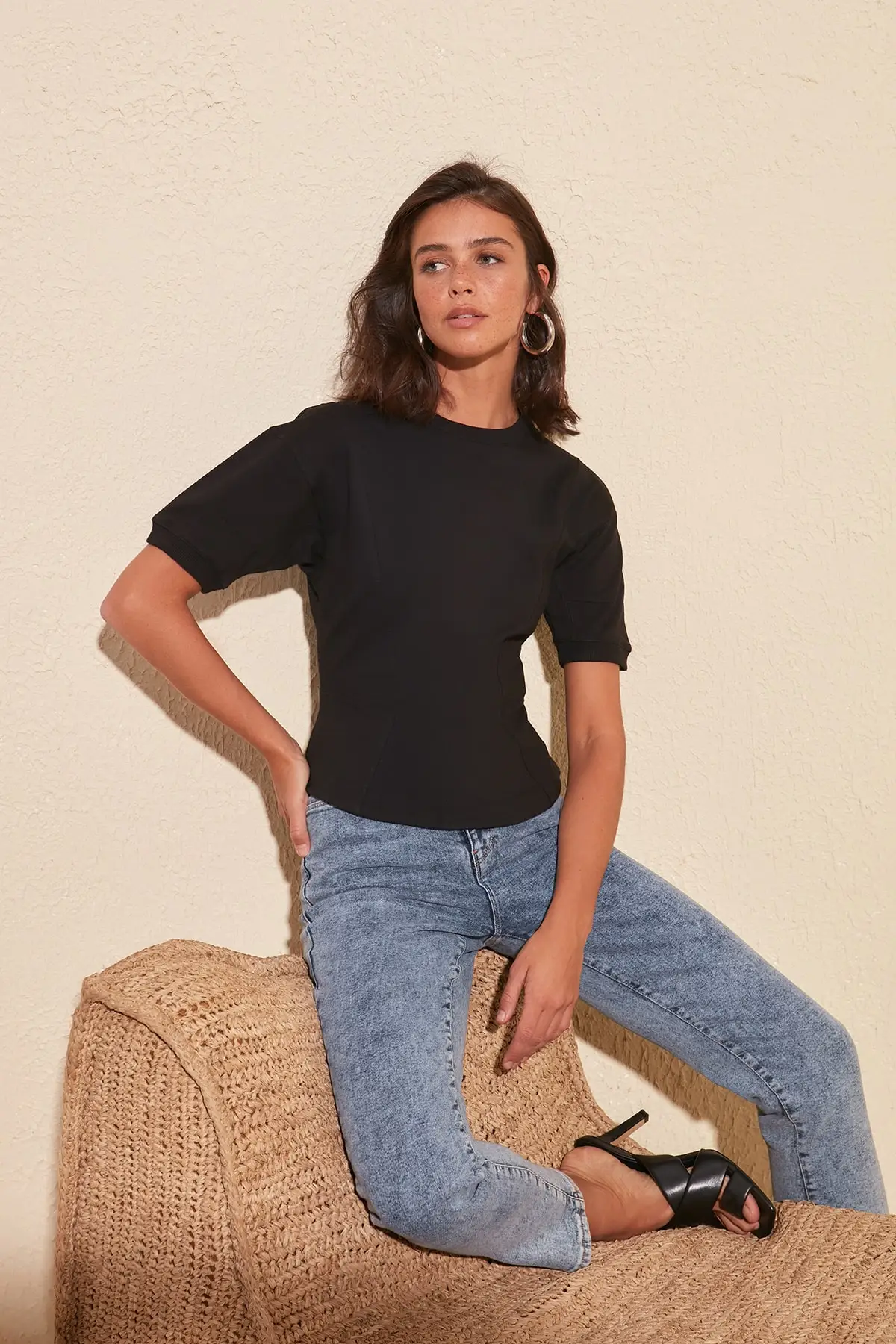 Трикотажная блузка TWOSS20BZ0794|Блузки| |