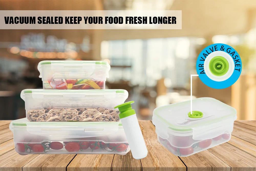 3 шт. пластиковые контейнеры для хранения пищевых продуктов | Дом и сад