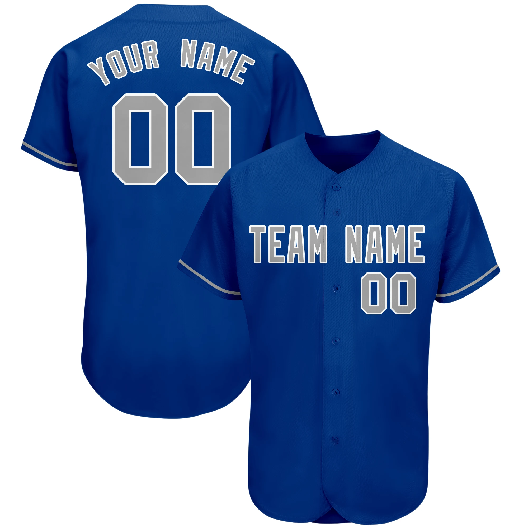 Custom Baseball Jersey Full Sublimated Team Name and Numbers Quick-dry Sports Men/Kids Outdoor Casual V-neck Shirts Fans Gift