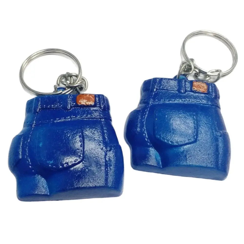 4 шт. ВИНТАЖНАЯ ДЖИНСОВАЯ серия с кольцом для ключей 624 ретро модные ювелирные