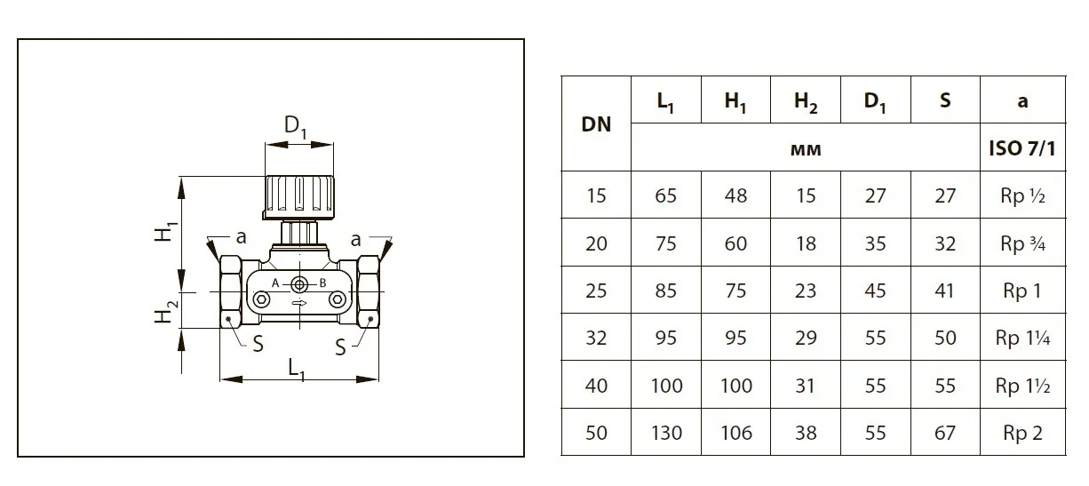 Клапан балансировочный ручной Danfoss CDT (ASV-M) Ду25 003Z7693 | Обустройство дома