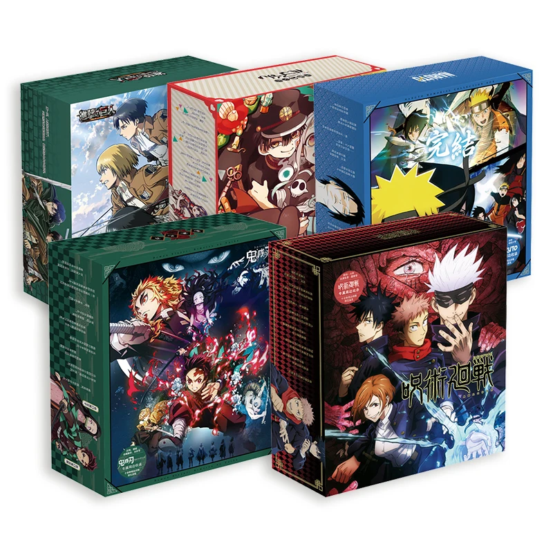 

Anime Lucky Gift Bag Cartoon Demon Slayer Tokyo Ghoul JoJo's Bizarre Adventure Toilet-Bound Hanako Kun Collection Bag Toy Gift