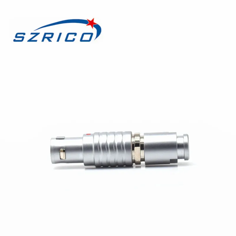 Hot Sale 1B FGG 304 CLA M12 Back Nut Metal Copper Circular Straight Plug Push Pull Connector | Обустройство дома