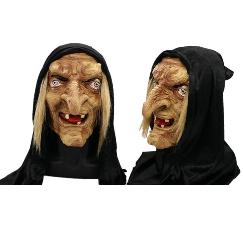 Страшные страшные маски для Хэллоуина Snailify латексная маска ведьмы взрослых |